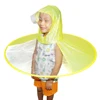 Yellow Duck Kids Raincoat UFO Cap Umbrella Automatic Folding Umbrella Children Hat Creative Raincoat Gift Student Woman Rain Hat