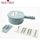 Reusable Chopper Magic Multifunction Plastic Manual Vegetable Slicer Machine For Fruit Vegetable Tools