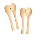 Multipurpose factory price disposable bamboo wood printed noodle soup spoons