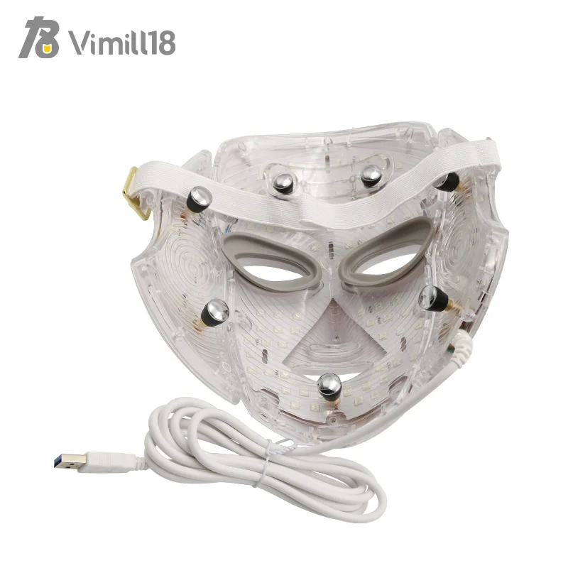 Profession Led Light Therapi Mask For Face And Neck Rejuvenation Microcurrent Led Mask In Korea, White,gold
Profession Led Light Therapi Mask For Face And Neck Rejuvenation Microcurrent Led Mask In Korea, White,gold