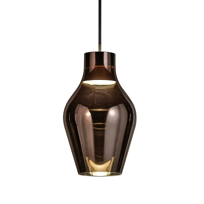 Nordic bar postmodern creative personality dining room bedroom bedside simple LED glass chandelier lights