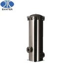 Best selling S.S. cartridge filter housing for industrial water purification