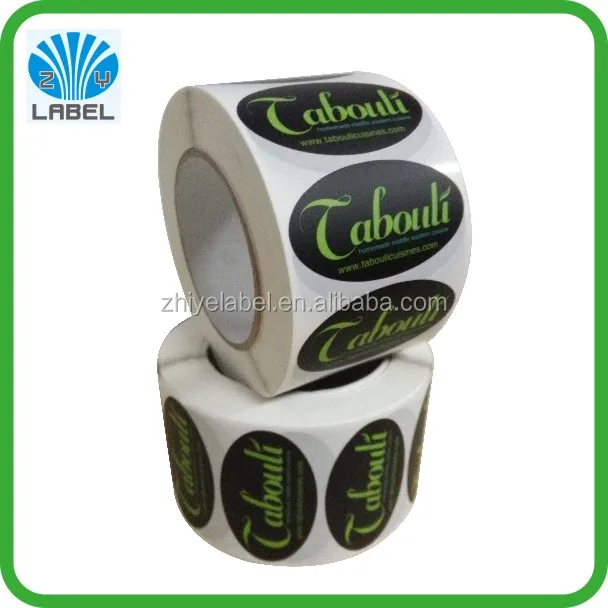 adhesive bottle label printing