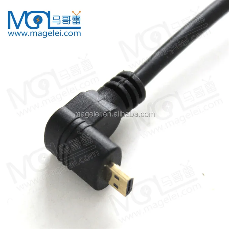 90 Degree Up angled Micro HDMI Male to Micro HDMI Female Adapter Cable - ANKUX.COM
