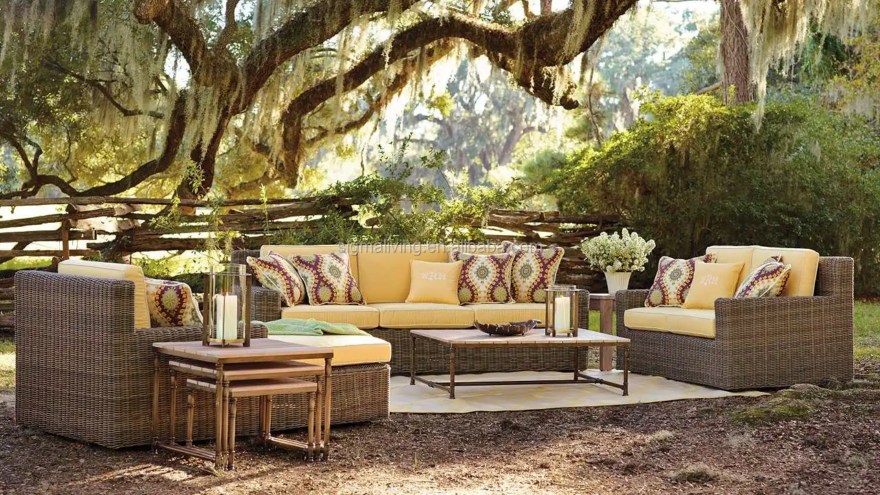 New arrival garden patio furniture outdoor rattan garden furniture