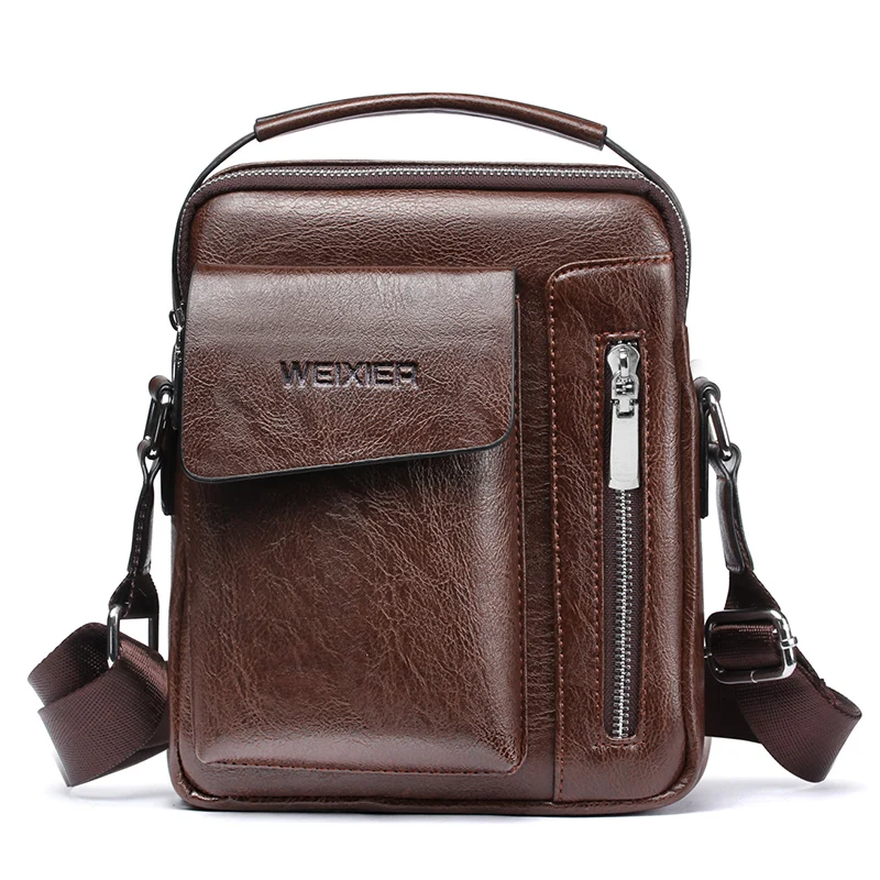 WEIXER Men Shoulder bag PU Leather Small male man Crossbody bags for Messenger men Leather bags Handbags 8602
WEIXER Men Shoulder bag PU Leather Small male man Crossbody bags for Messenger men Leather bags Handbags 8602