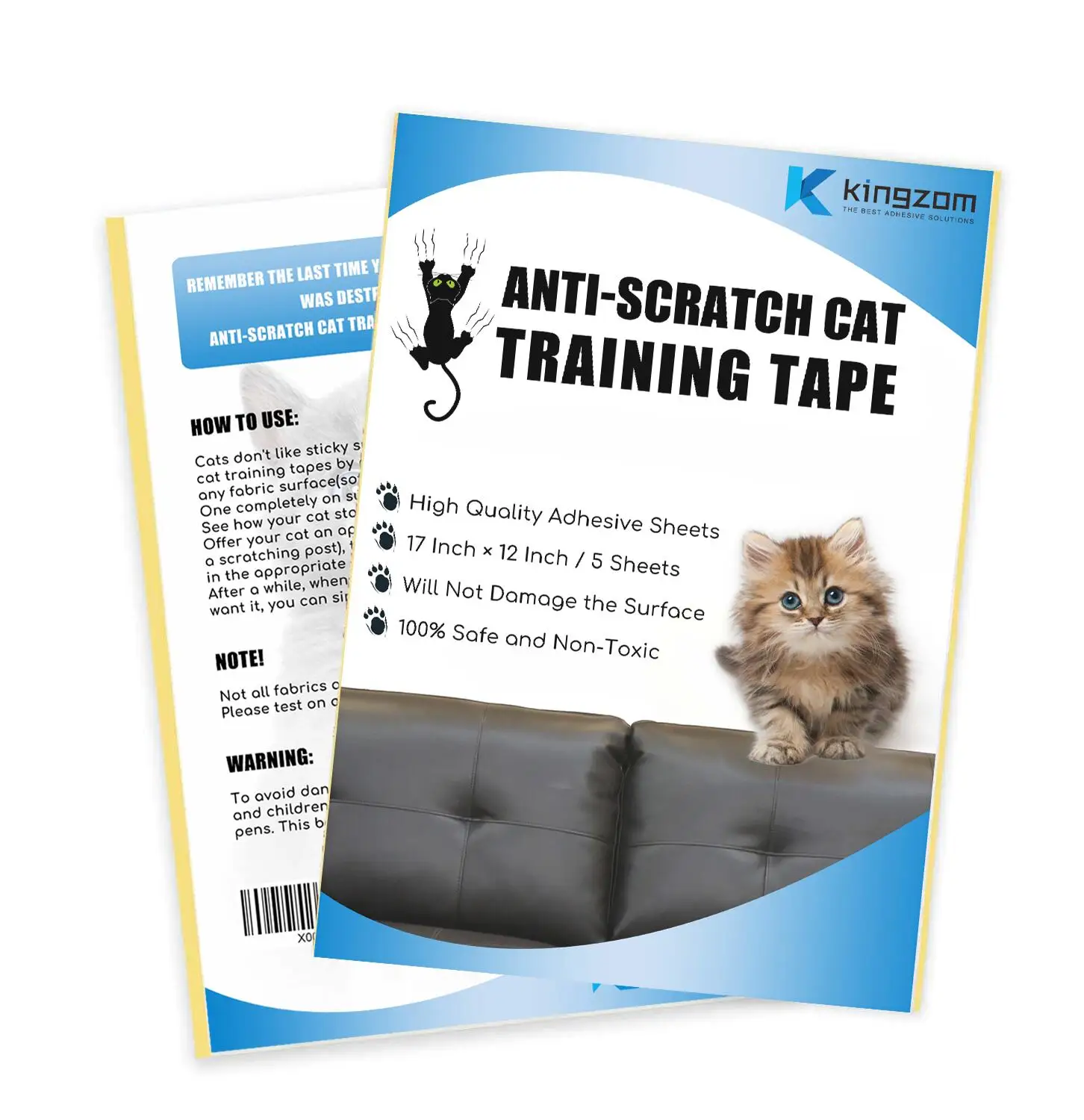 Anti-Scratch Cat Training Tape Transparent Colour for Save Your Furniture 5 Sheets 12 Inchx17 Inch, N/a
Anti-Scratch Cat Training Tape Transparent Colour for Save Your Furniture 5 Sheets 12 Inchx17 Inch, N/a