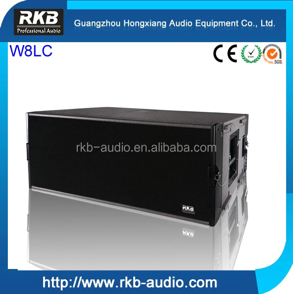 W8LC 12นิ้วกลางแจ้งระบบเสียงเวทีproลำโพงแบบline array