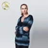 color combination knitted name brand cardigan sweater