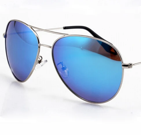 hot 2015 men polarized reflective sunglasses large frame driving aviator bat mirror sun glasses gafas de sol,ty3614