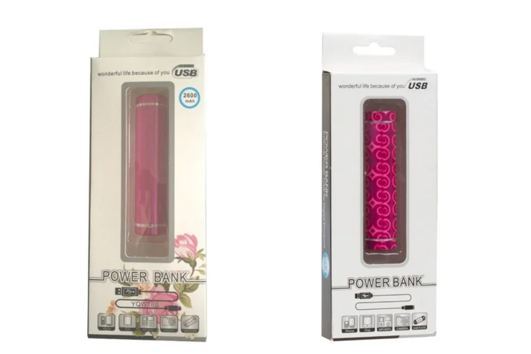 Mini 2600mAh Power Bank/ Portable Charger for mobile phone with customized logo - ANKUX.COM