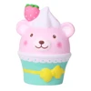 Kawaii Cup Bear Cake Animal Squishy Slow Rising Stress Relief Toy Education For Kid Custom