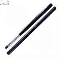 

2018 Jiexia Hot Manicure Black Handle Nylon Oval Round UV Gel Drawing Painting Wooden Nail Brush with Cap