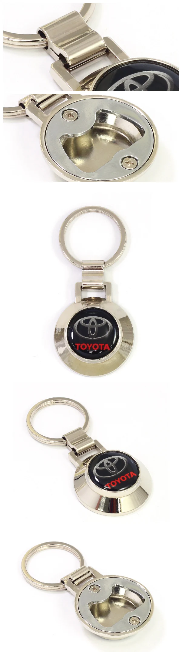zinc alloy bottle opener keychain for personalized souvenir