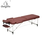 Table Massage Table Height Adjustable Massage Bed 2 Fold Aluminium Spa Table