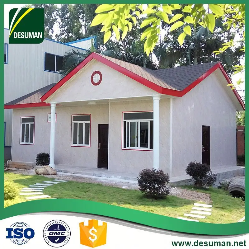DESUMAN made in china OEM fast installation luxury villa with pool and garden