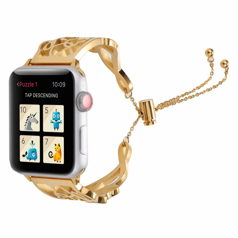 Love Design Stainless Steel Bracelet Strap for Apple Watch Band 42mm, Women Metal Wristband for Apple iWatch 1234
Love Design Stainless Steel Bracelet Strap for Apple Watch Band 42mm, Women Metal Wristband for Apple iWatch 1234