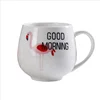White Porcelain Handmade High quality 400ml 16OZ porcelain tea coffee cup ceramic mug with customized logo