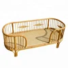 New Design Bedroom Furniture Children Bed Rattan Baby Crib Size Can Be Customized