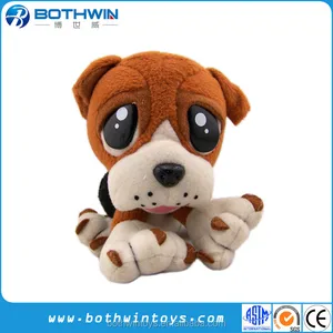 big eyes dog plush animated toy