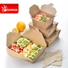 Wholesale custom printed paper fast food takeaway box