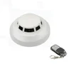 Wireless control wall smoke fire detector cctv peephole camera motion detection video photo camera for smoke detector