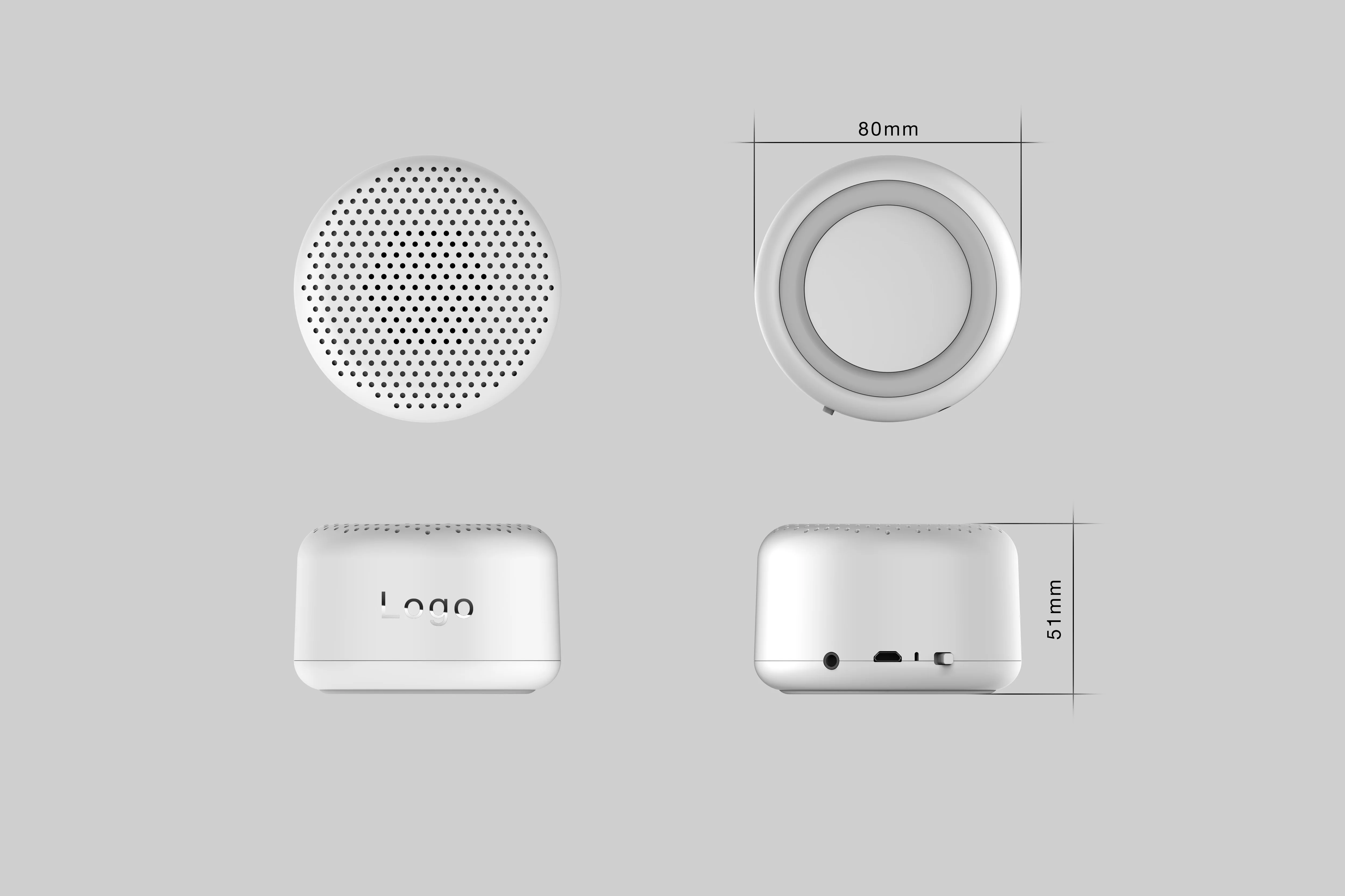 patent promotional round shape portable factory low price wireless bluetooth speaker for phone - ANKUX.COM