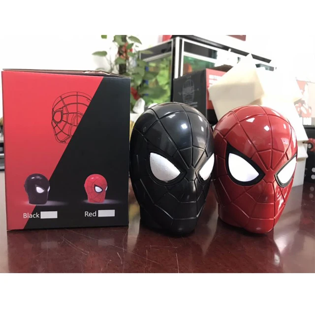 mini Creative design Marvel Spider Man Speaker wireless Subwoofer Gift portable Marvel speaker - ANKUX.COM