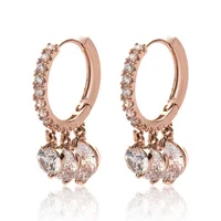 Bright Cubic Zircon Women Earrings New Trendy Round Dangle Earrings Women Fashion Jewelry Drop Earrings
Bright Cubic Zircon Women Earrings New Trendy Round Dangle Earrings Women Fashion Jewelry Drop Earrings