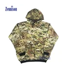 Factory price Military use Camo Hoodie Custom Logo Multicam woobie hoodie jacket