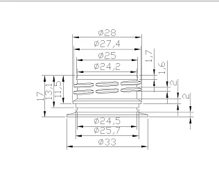 28mm,PCO 1881 mineral water PET preform