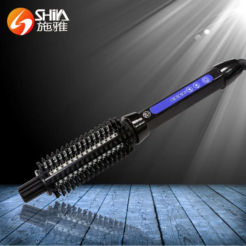 Pro rotating iron electric double sided hair straightener with straightening comb hair brush iron as seen on tv
Pro rotating iron electric double sided hair straightener with straightening comb hair brush iron as seen on tv