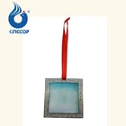 Mini Photo Frame Metal Photo Frame Customized Square Glitter Metal Mini Photo Frame Hanging