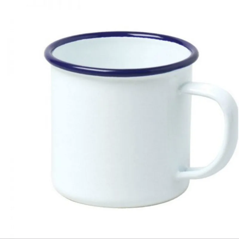 Unionpromo cheap metal enamel mug with custom Logo Promotional enamel mug