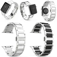 Hot For Apple Watch Ceramic+Stainless Steel Strap Band, Ceramic+Stainless Steel Strap Band for Apple Watch Series 1 2 3 4
Hot For Apple Watch Ceramic+Stainless Steel Strap Band, Ceramic+Stainless Steel Strap Band for Apple Watch Series 1 2 3 4