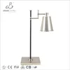 Brushed Nickel writing table lamp for star hotel Stainless steel modern desk lamps