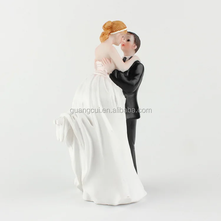 custom made 3d polyresin bride the bridegroom wedding souvenir