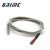 high accuracy silicone cable pt100 temperature sensors