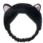 Soft Elastic Rabbit Ear Hairband Makeup Wire Hair Band Women Face Washing Makeup Hair Band