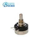 3 pin rotary potentiometer RV24 with Shaft lock and center tap models