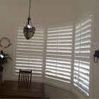 Window Cover Decorate Basswood White Plantation Shutter