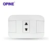 Europe type modern style 15A wall switch control standard 2 pin wall socket holder