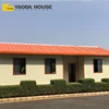 Flat roof prefab bungalow quickly assembled prefabricated workforce accommodation prefab T house sandwich panel home 40 feet