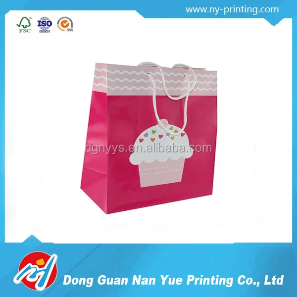 dongguan eco-friendly printed cake carrier bag for children
