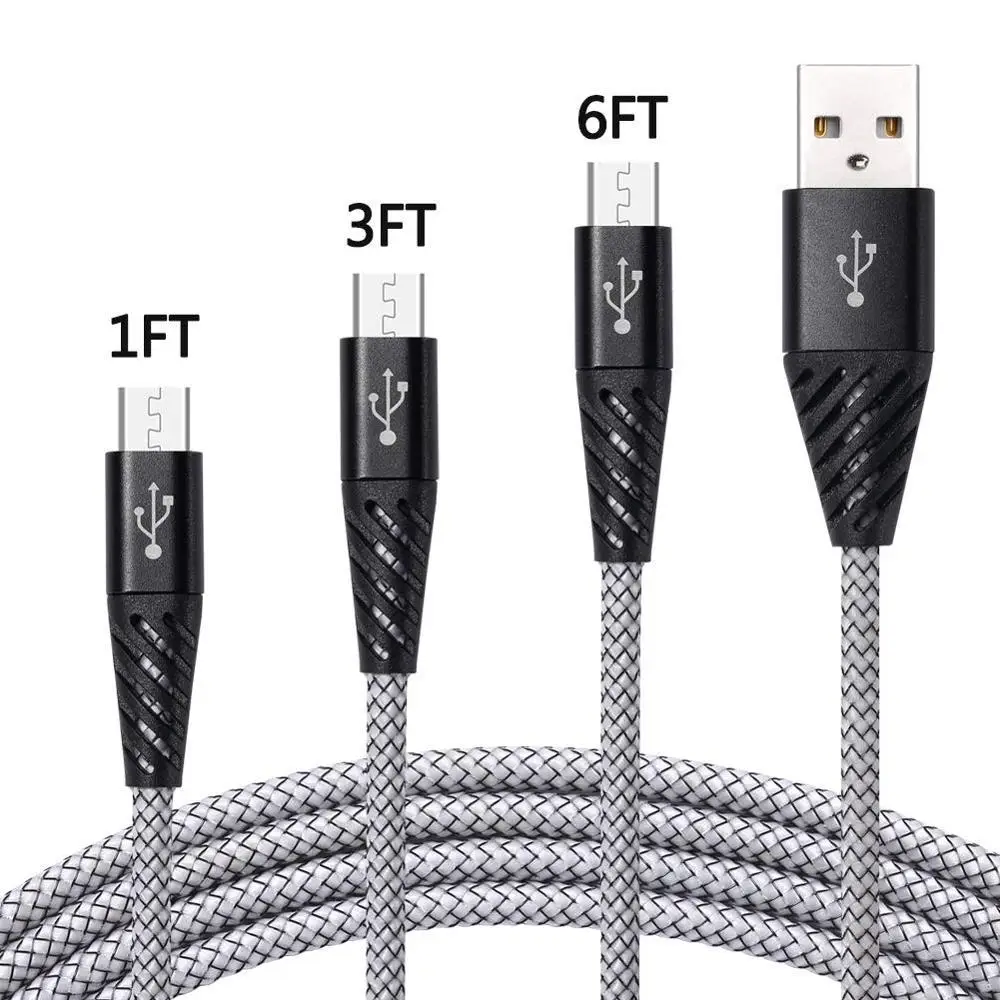 Factory price Multi Nylon Braided Dual Micro High Speed charging 2.0 Universal USB Cable for android
Factory price Multi Nylon Braided Dual Micro High Speed charging 2.0 Universal USB Cable for android