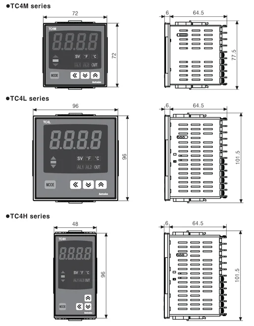 Autonics Tc4s14r Economical Pid Pt100 Temperature Controller Buy
