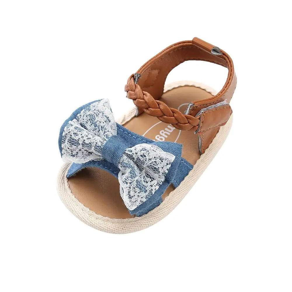 Hot sale 0-1years Lace baby sandals baby girl shoes, As picture 
Hot sale 0-1years Lace baby sandals baby girl shoes, As picture