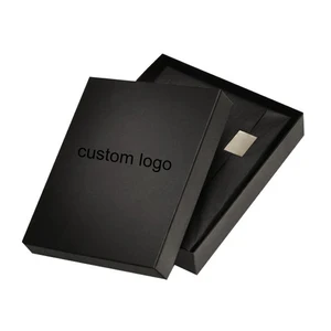 custom black top and bottom lid gift paper packing box for