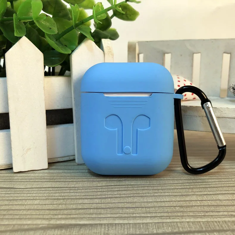 Soft Silicone Cover For Apple Airpod Waterproof Shockproof Protector Case Sleeve Pouch For Air Pods Earphone With Hook, 10colors
Soft Silicone Cover For Apple Airpod Waterproof Shockproof Protector Case Sleeve Pouch For Air Pods Earphone With Hook, 10colors