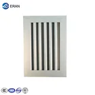 Silver Aluminum air intake vent for the Garage Doors and Walls